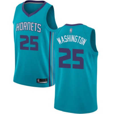 Nike Charlotte Hornets #25 PJ Washington Teal NBA Jordan Swingman Icon Edition Jersey Men's